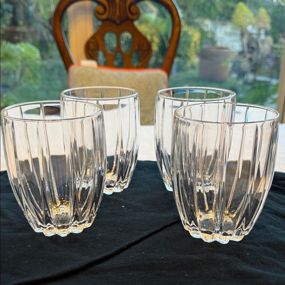 Set of 4 Marquis by Waterford double old fashioned glasses